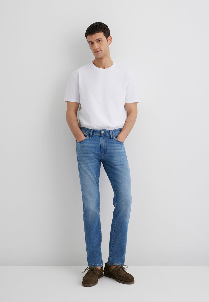 Mavi Slim-fit-Jeans Marcus (1-tlg), Gürtelschlaufen Mavi Slim-fit-Jeans Marcus (1-tlg), Gürtelschlaufen