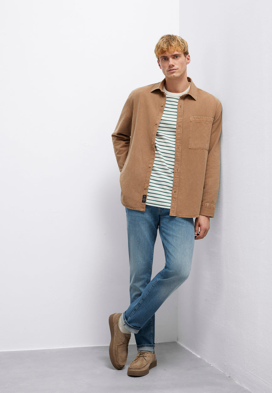 MARCUS | Wąska, prosta nogawka, rozporek na zamek