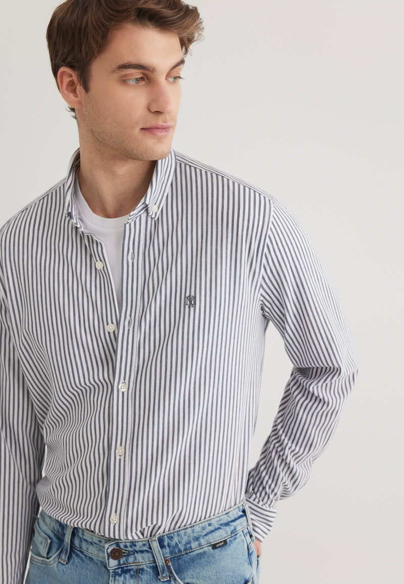HEMD | Button-Down Hemd gestreift