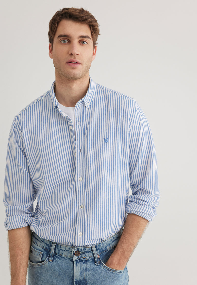 Chemise | Chemise boutonnée rayée