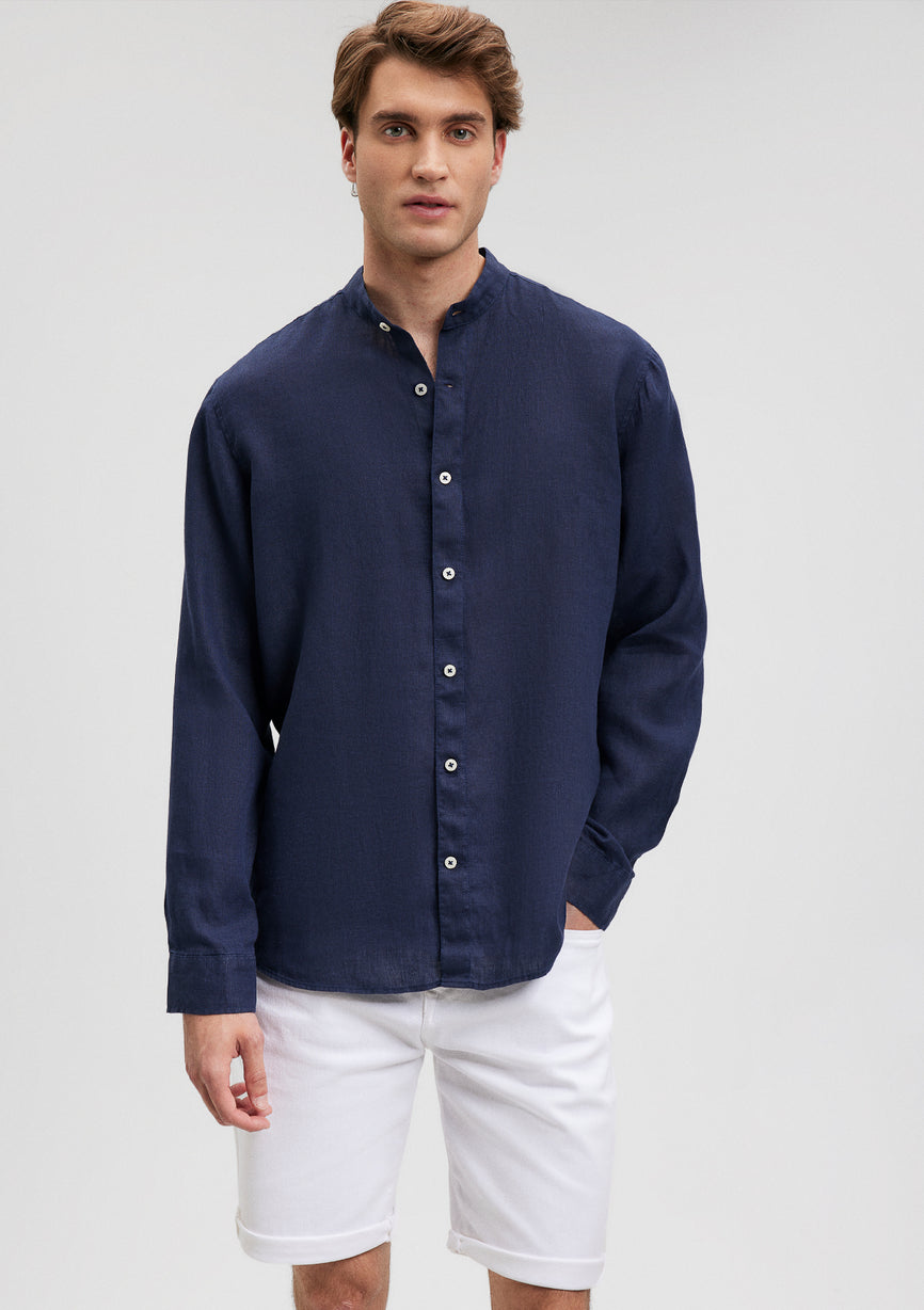 LONG SLEEVE SHIRT | Leinenhemd