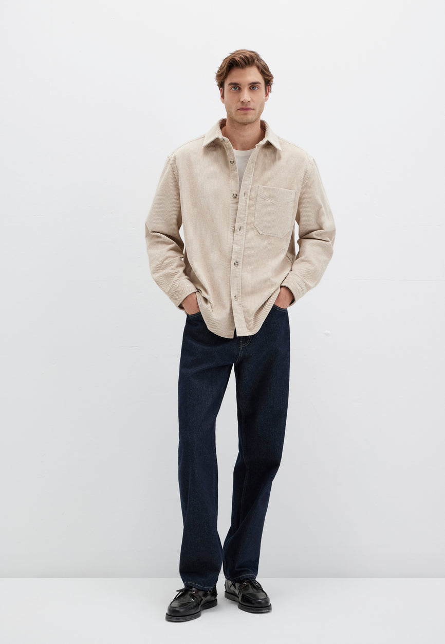 POCKET CORDUROY SHIRT | Cord Overshirt