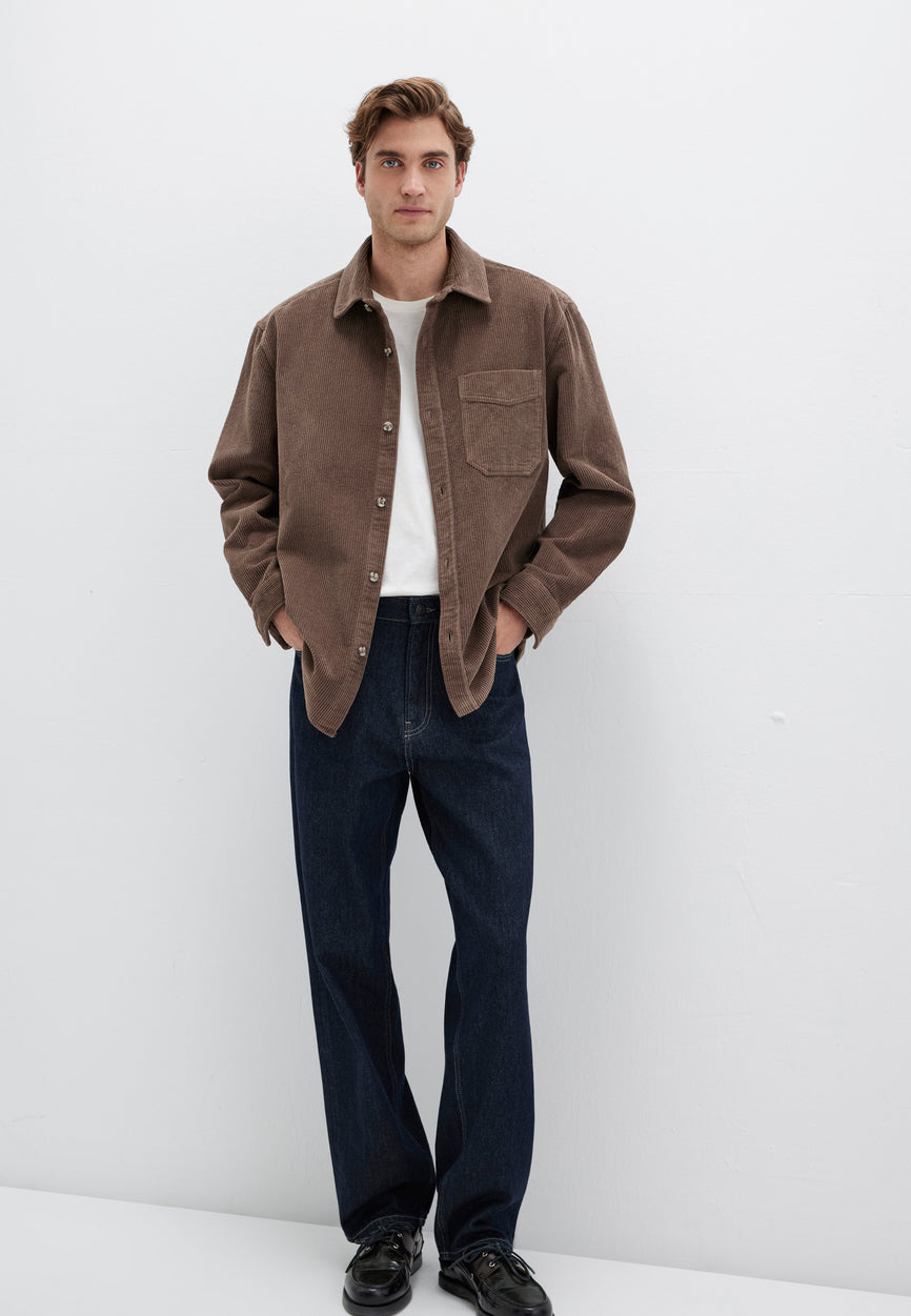 POCKET CORDUROY SHIRT | Cord Overshirt