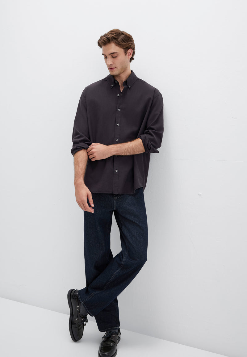 CAMICIA CON UNA TASCA | Camicia premium con colletto Kent