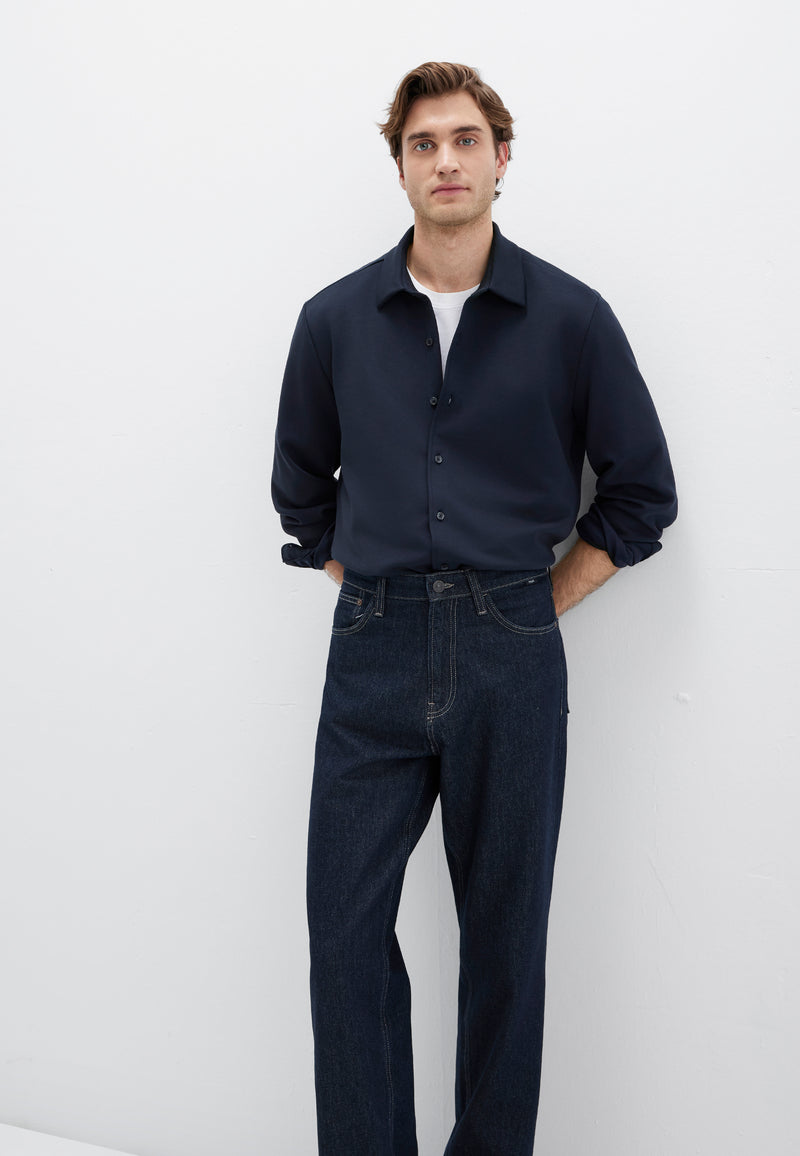CAMICIA MANICA LUNGA | Camicia premium con colletto Kent