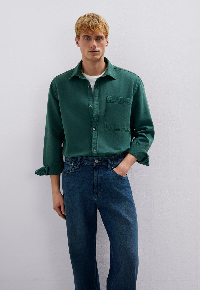 CHEMISE DE POCHE | Surchemise avec poche poitrine