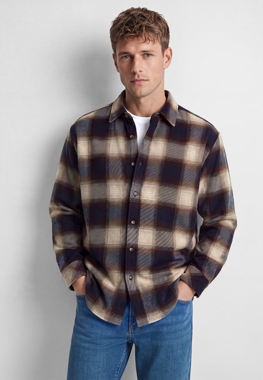 CHECK SHIRT | Checked overshirt