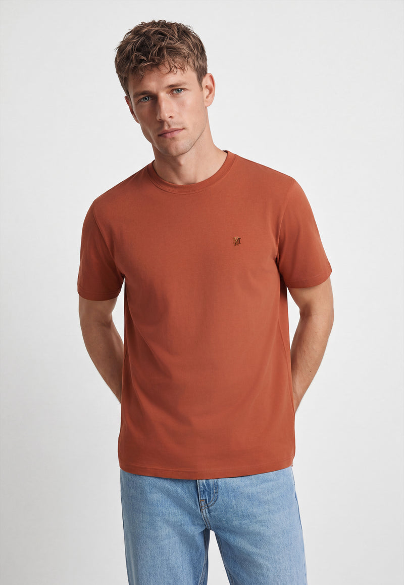SHORT SLEEVE TEE | Basic T-Shirt mit Mavi Logo