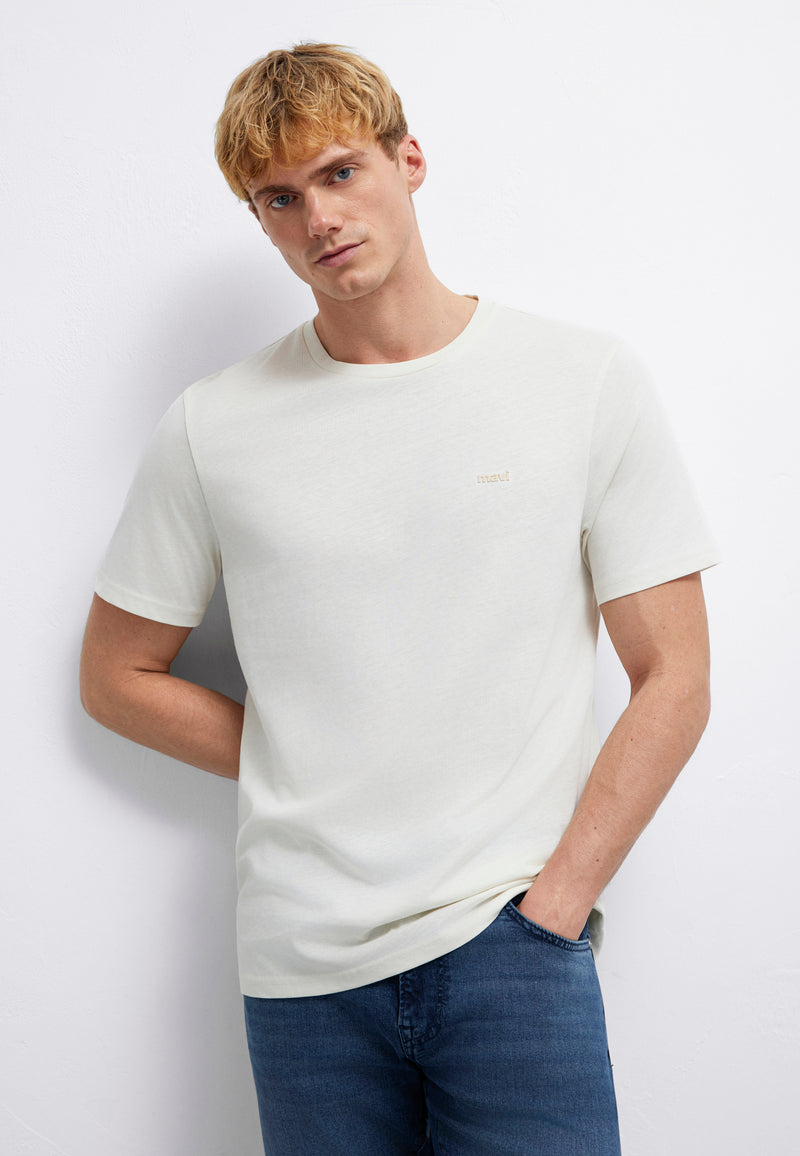 MAVI PRINTED T-SHIRT | Basic T-shirt with Mavi logo