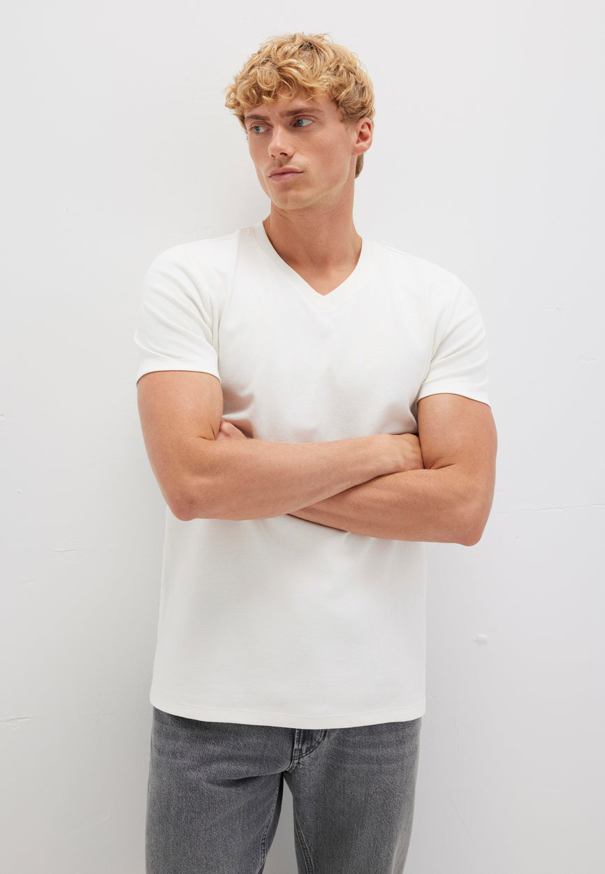 V NECK TEE | Premium V-Neck T-Shirt