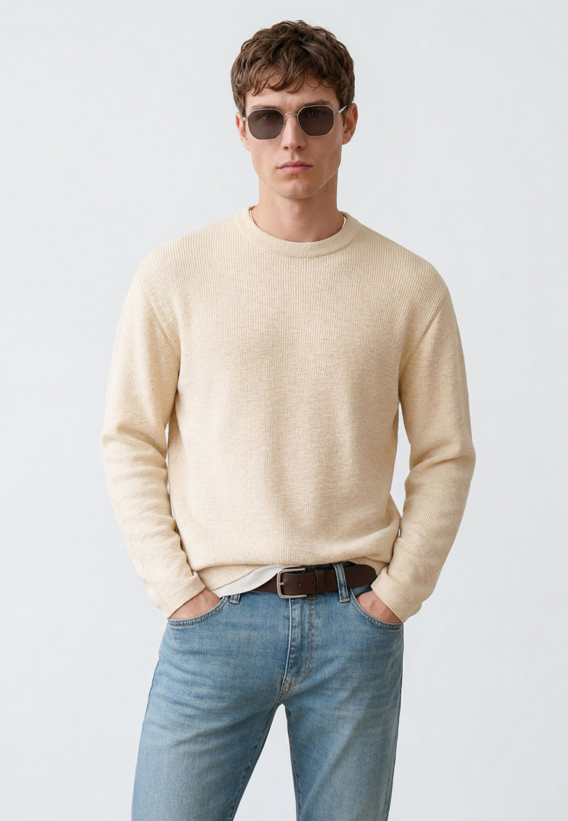 CREW NECK SWEATER | Premium Strickpullover