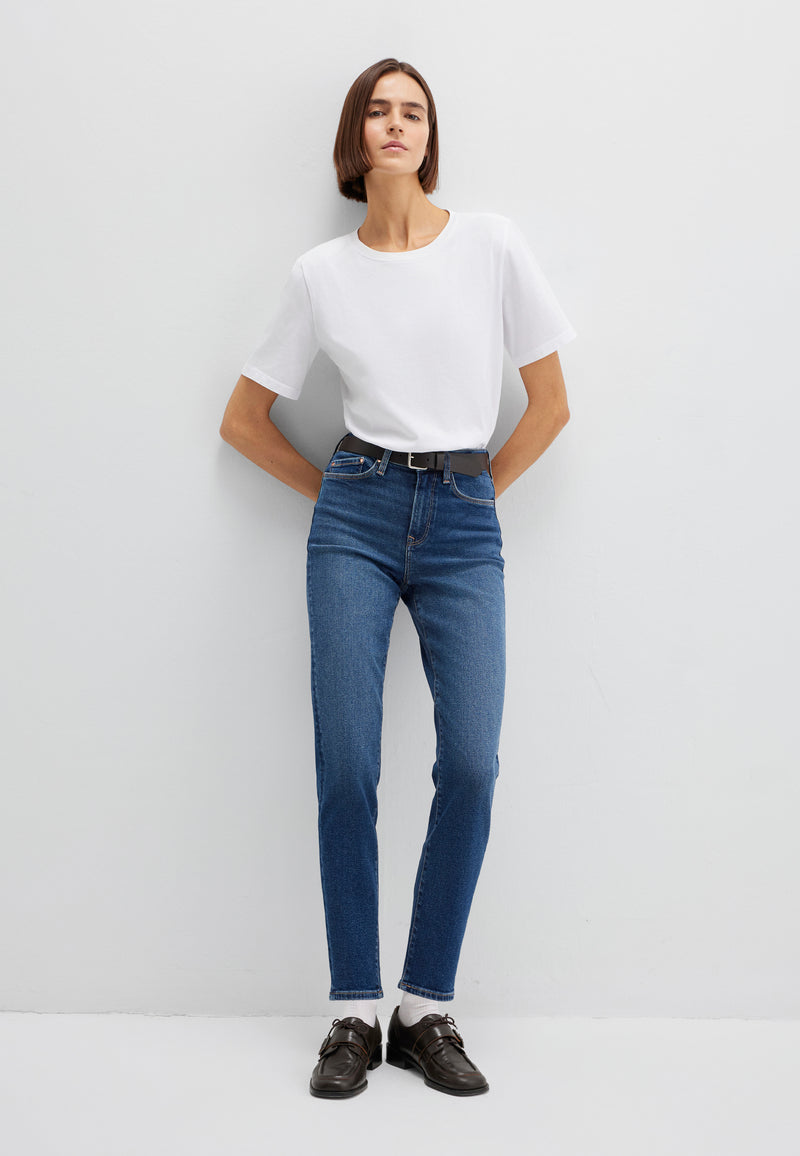 CINDY | Jeans mom a vita alta