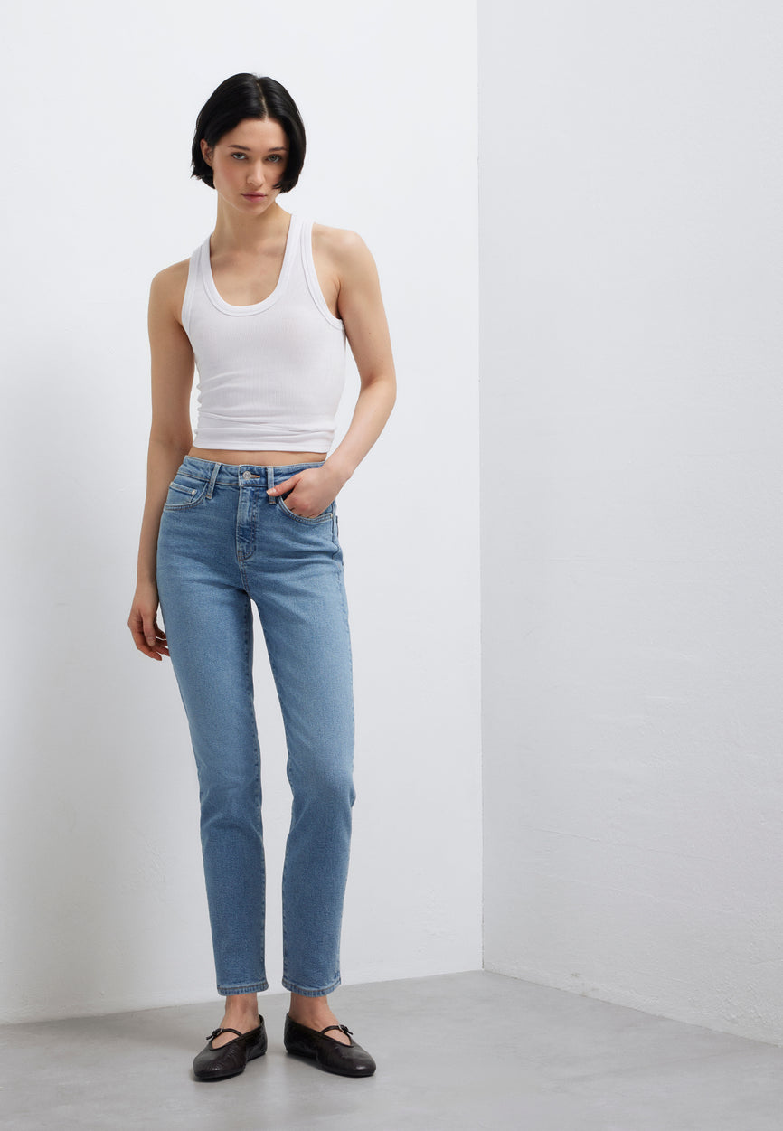 CINDY | Mom jeans high-rise