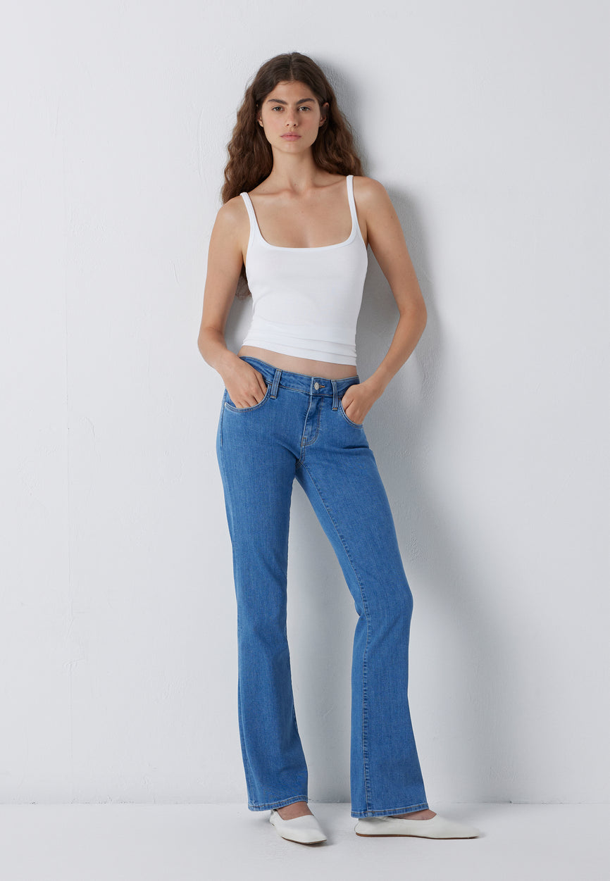 BELLA MID-RISE | Mid-Rise, Slim Bootcut