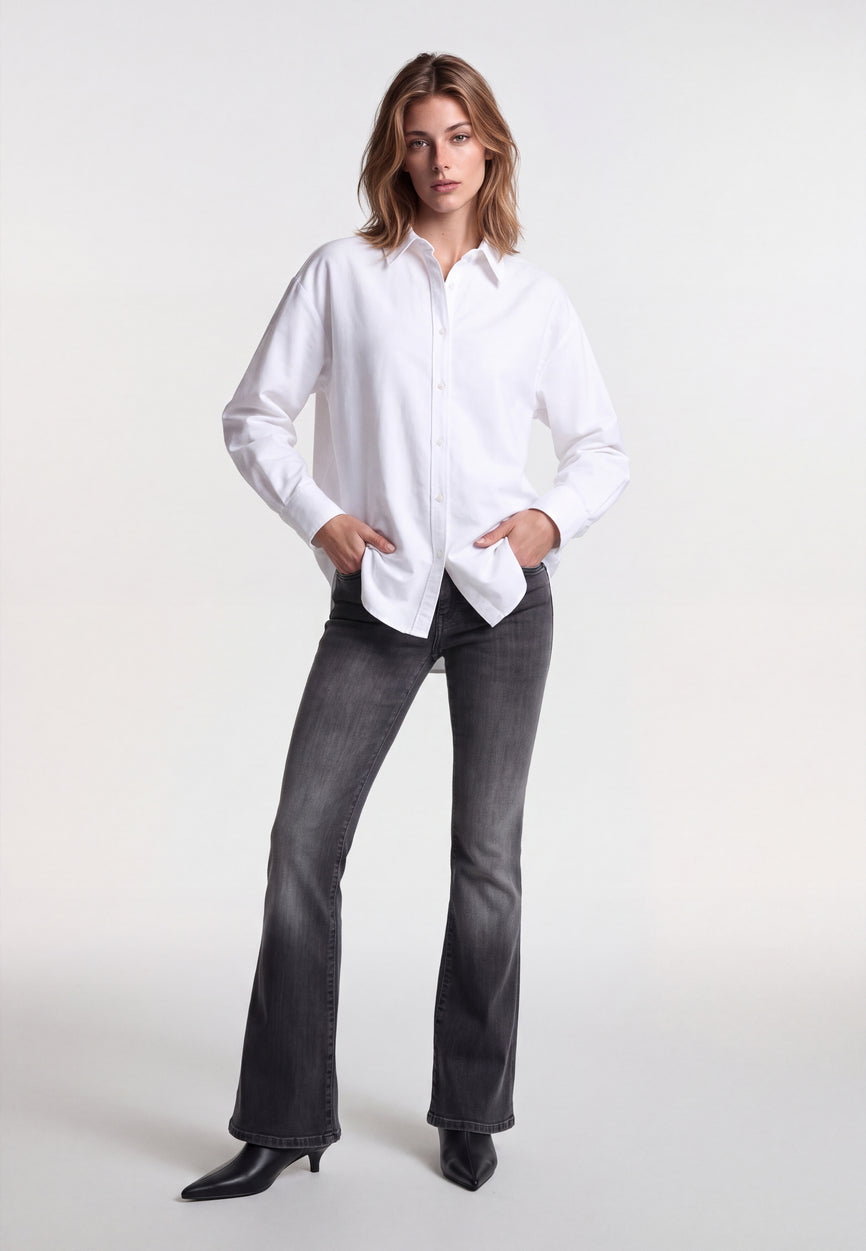BELLA MID-RISE | Mid-Rise, Slim Bootcut