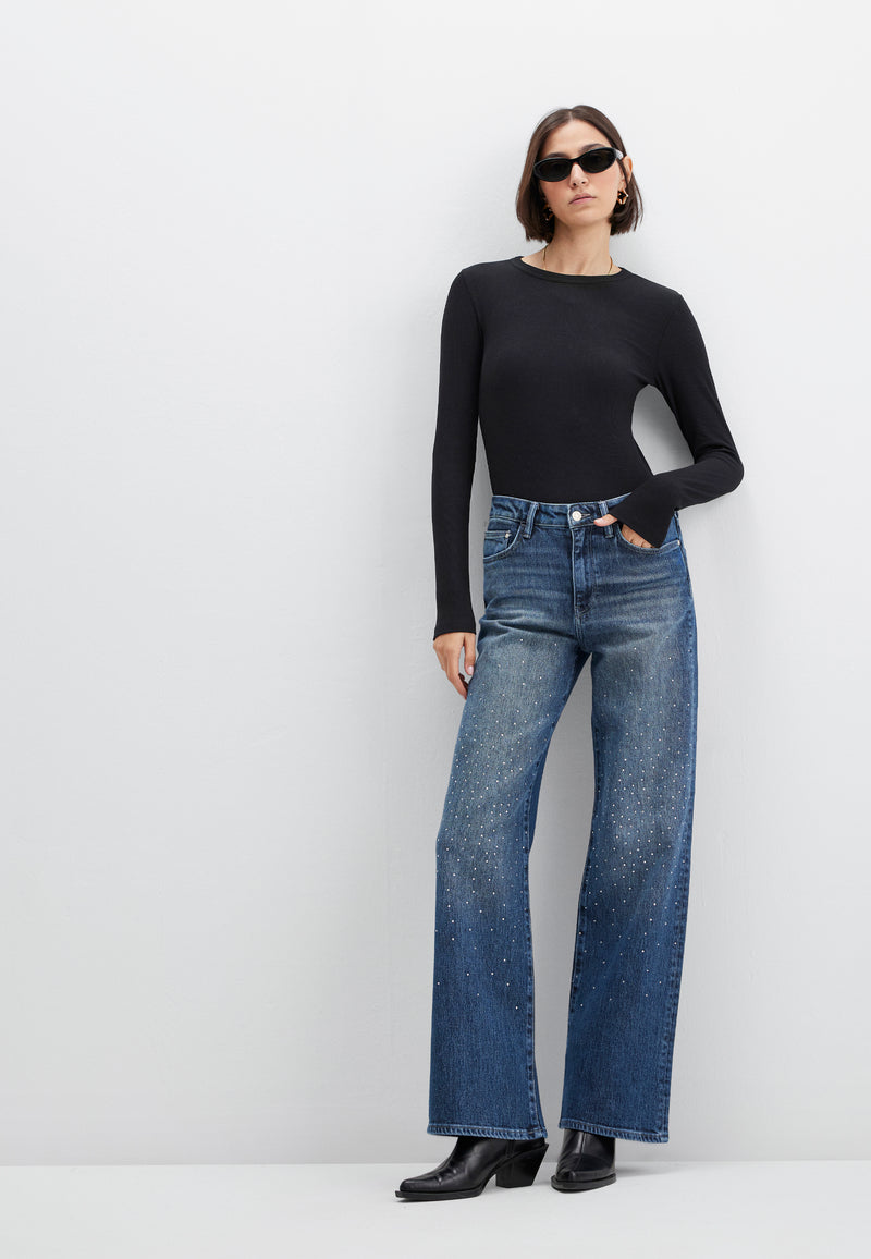 MALIBU | High-rise, wide leg