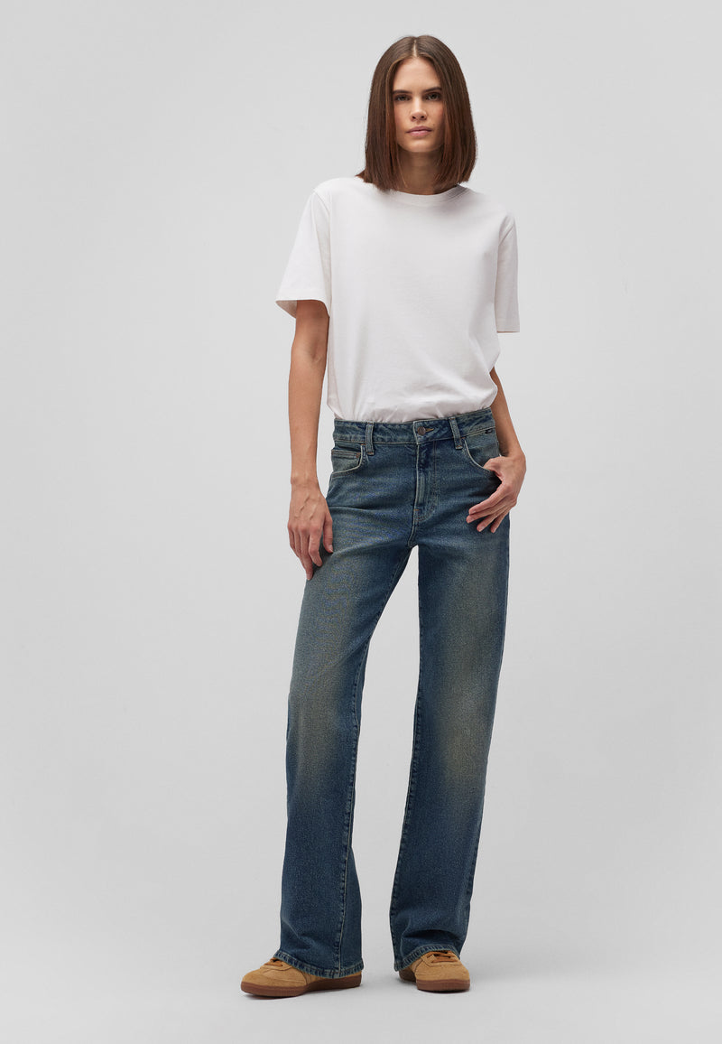 Ibiza | All Blue Low Rise, Loose Straight