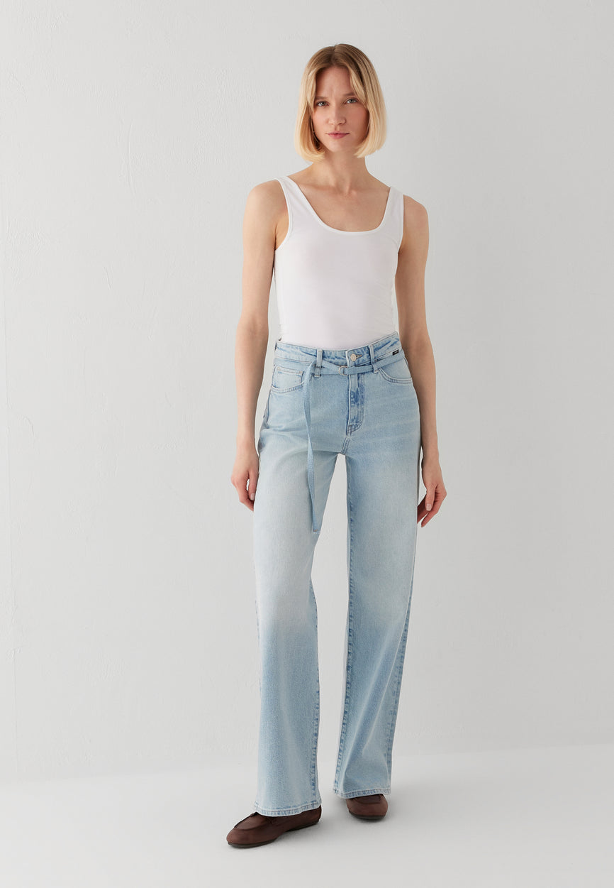 MALIBU WITH BELT | High-Rise, Wide Leg
