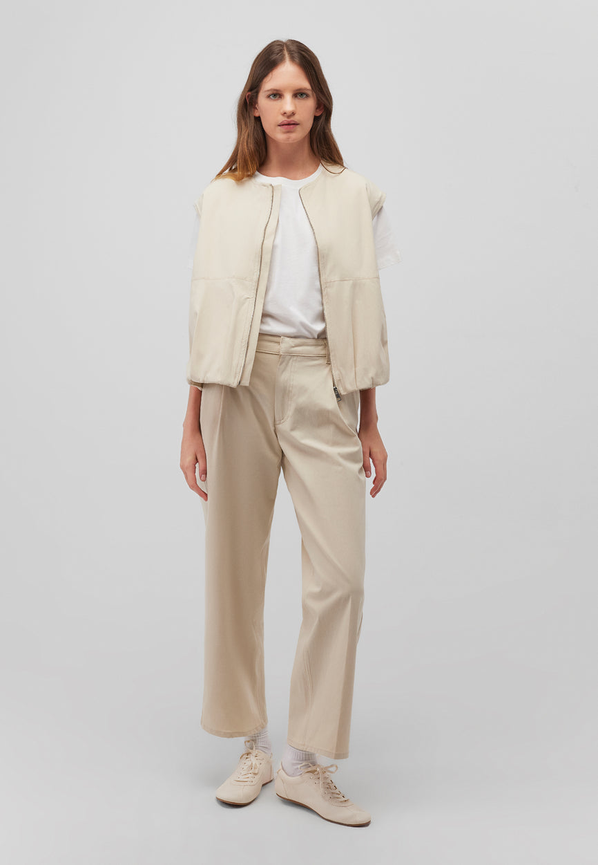 WOVEN PANT | Mid Rise , Straight