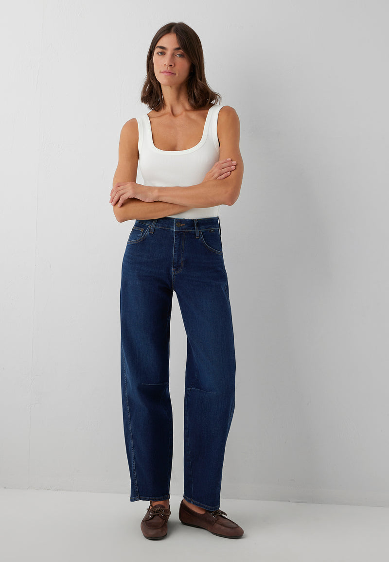 LEILA W/CUT | High-Rise, Baggy Jeans