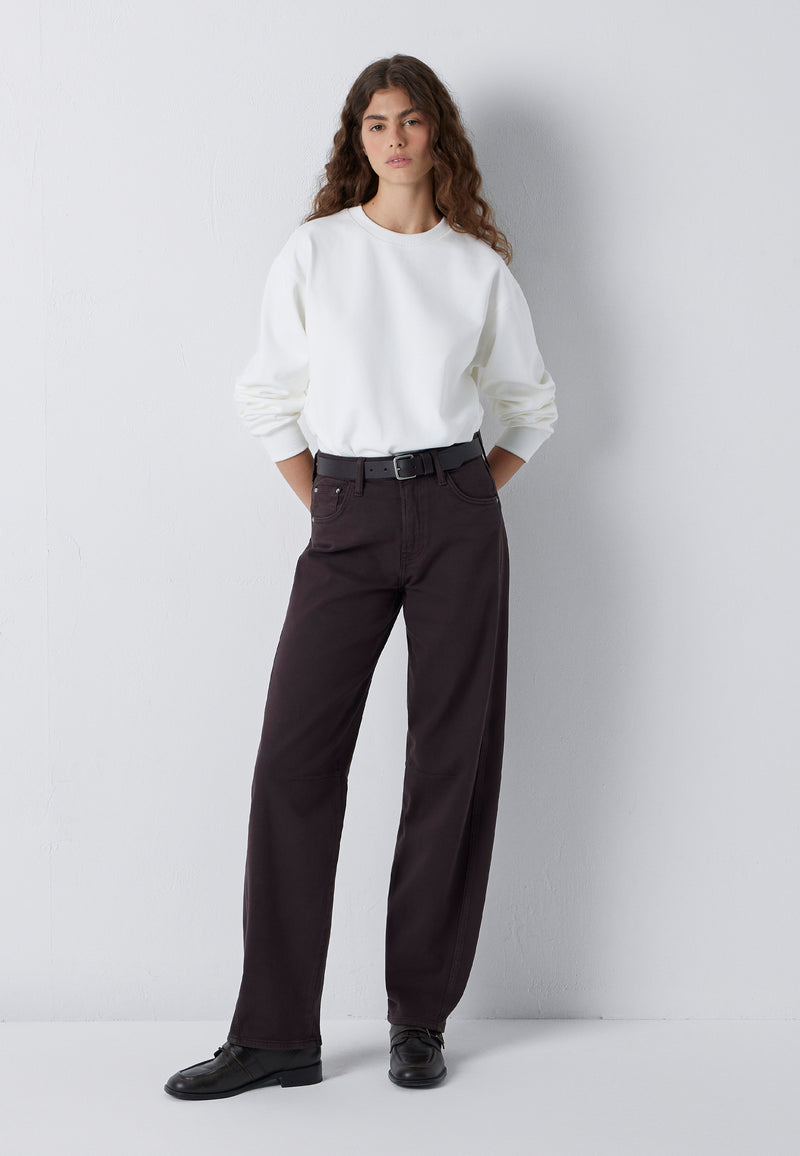 LEILA W/CUT | High-Rise, Baggy Jeans