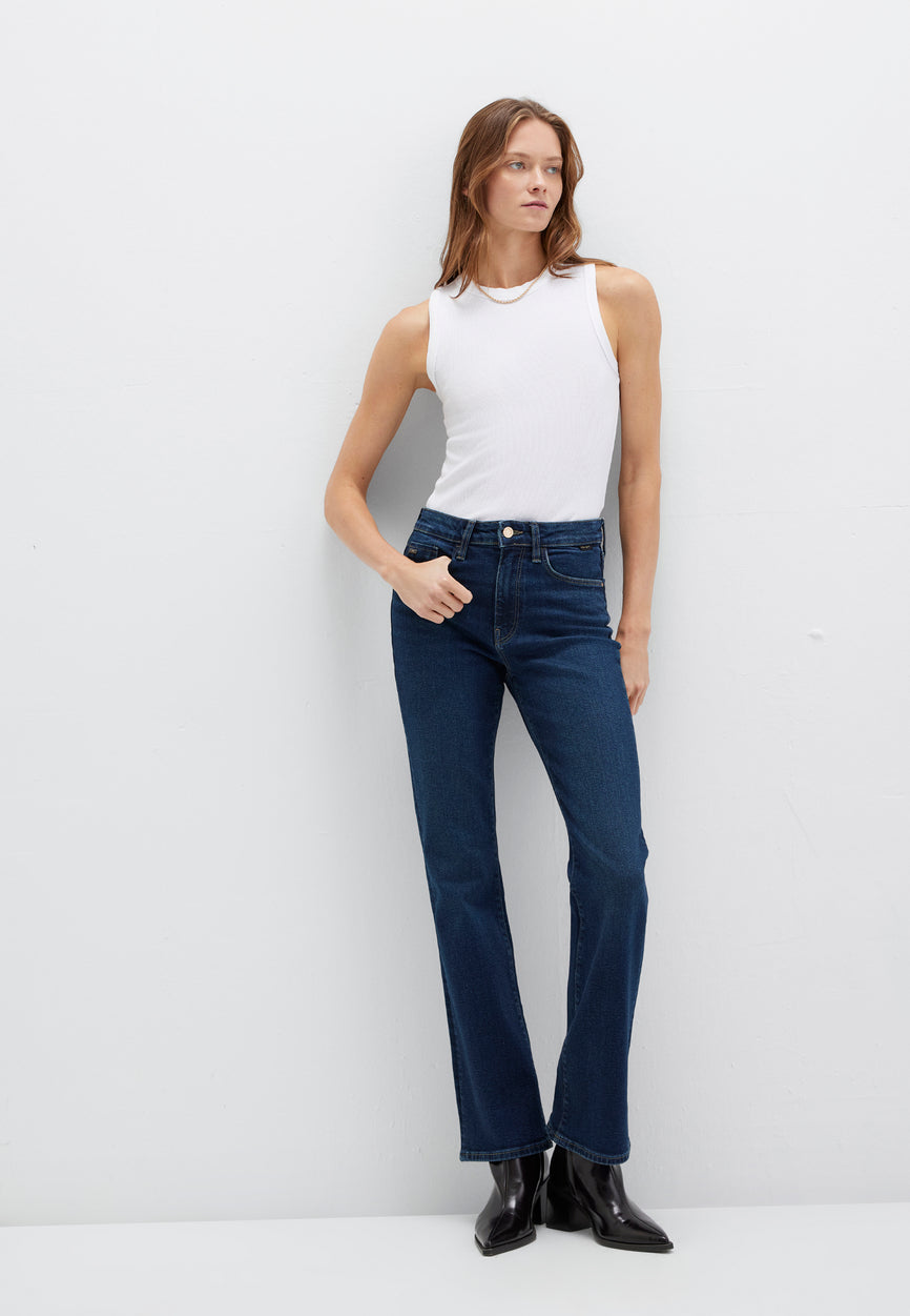 BONHEUR | Taille haute, bootcut