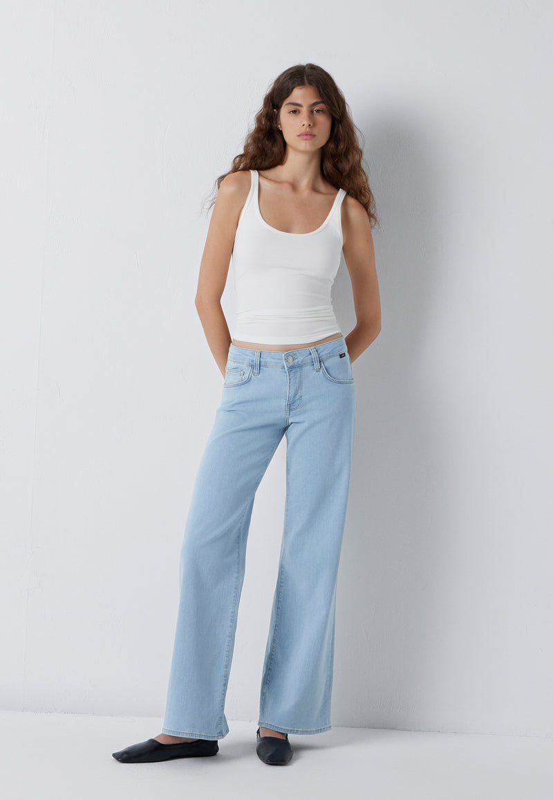 VIVECA | Mid-Rise, Slim Wide Leg