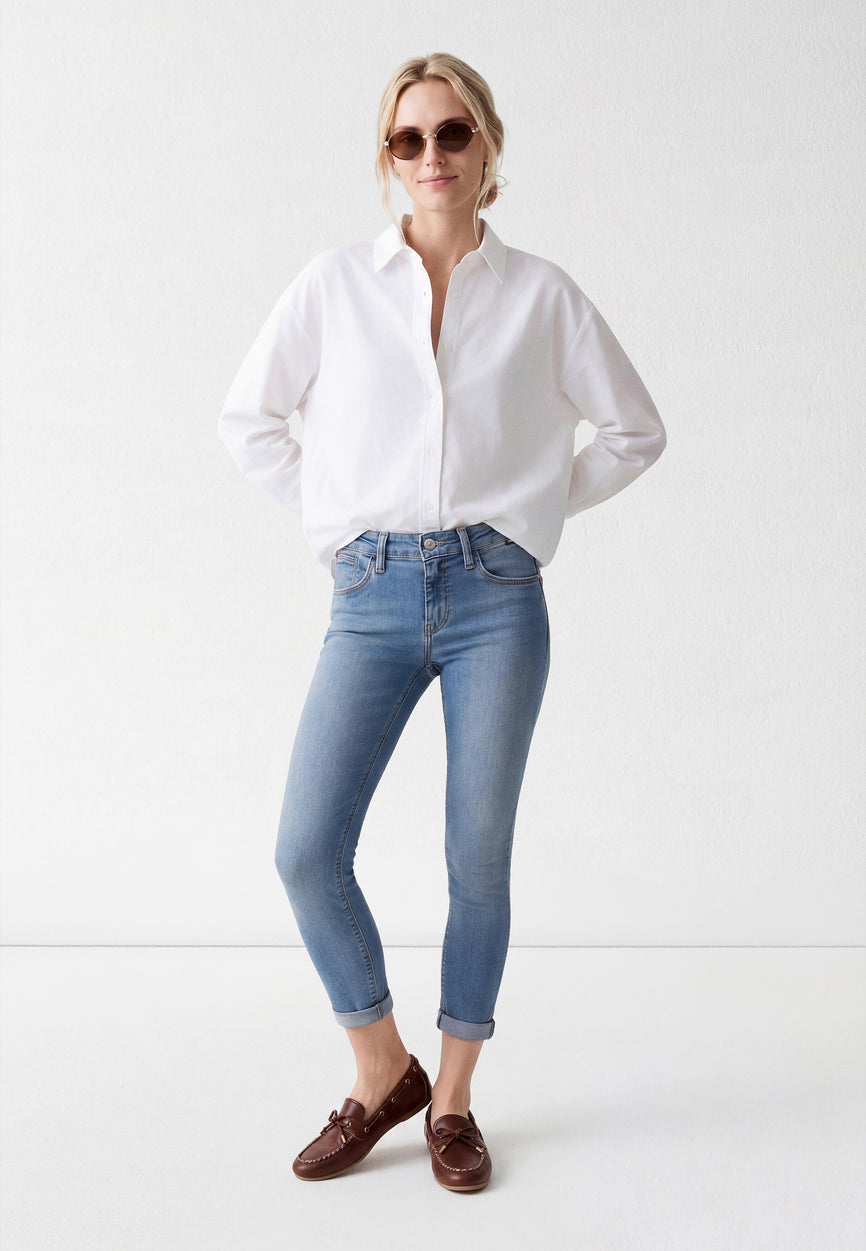 LEXY | Mid-Rise, Super Skinny, Crop