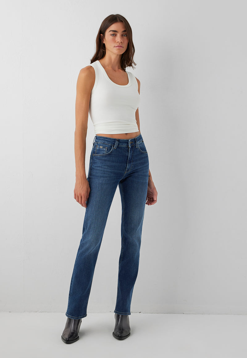 KENDRA | Mid-rise, Straight Leg