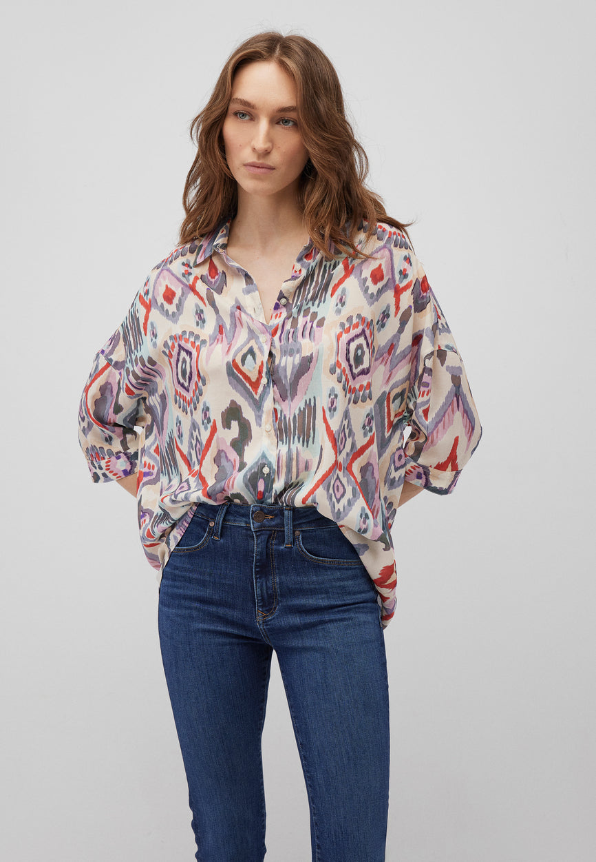 BLUSE | Bluse mit Print