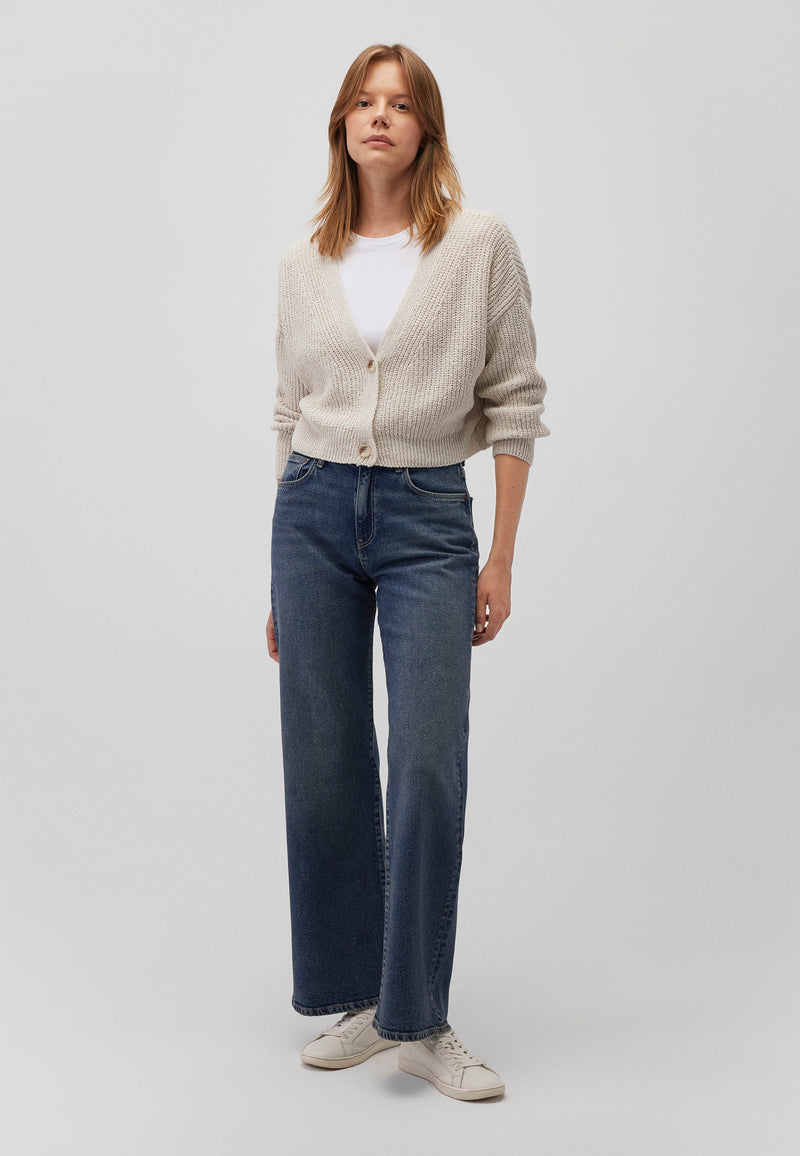 Cardigan | Cardigan with a button bar