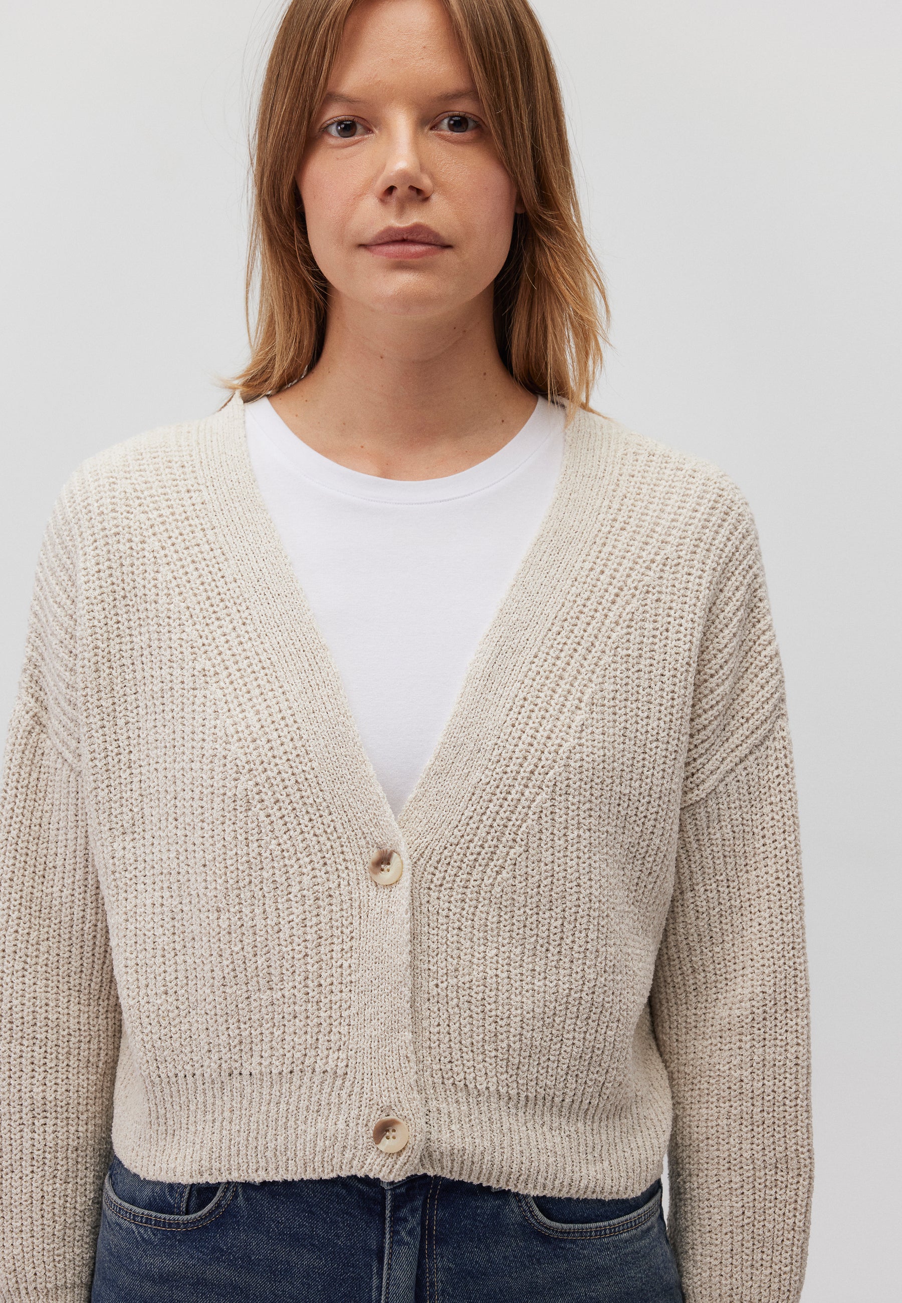 CARDIGAN Cardigan mit Knopfleiste