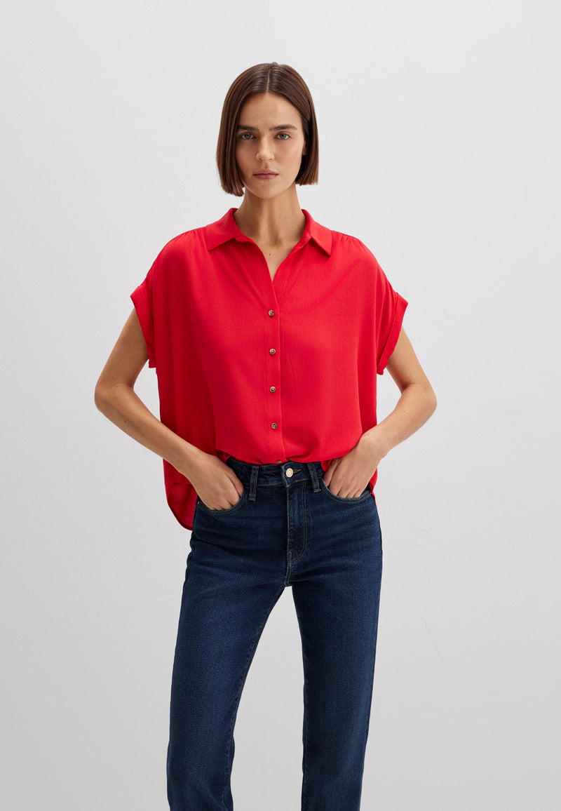 CAMISA MANGA CORTA | Blusa manga corta