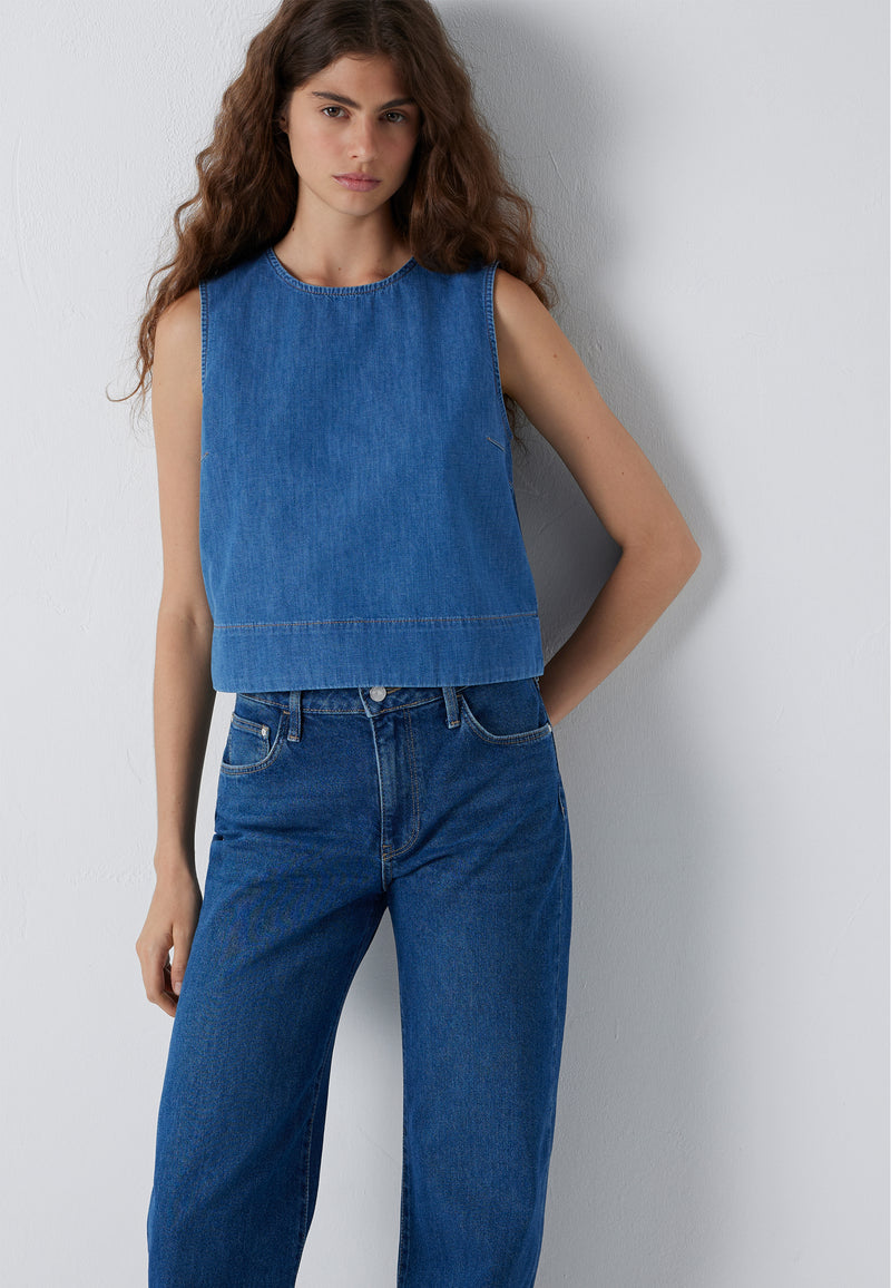 TILLY | Denim Top
