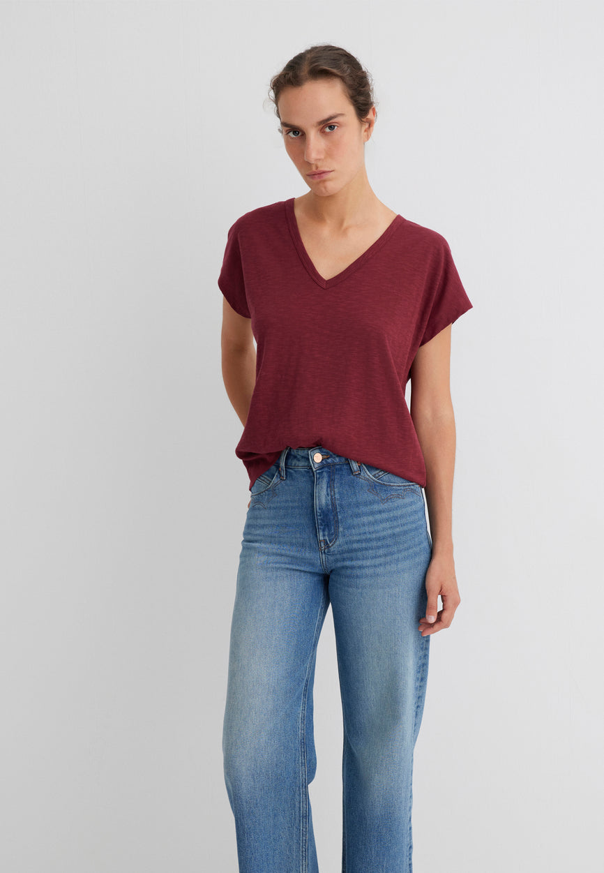 SHORT SLEEVE BASIC | V-Neck T-Shirt