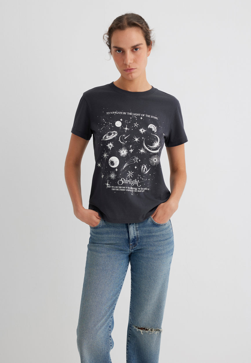 ASTROLOGY PRINTED TSHIRT | T-Shirt mit Print