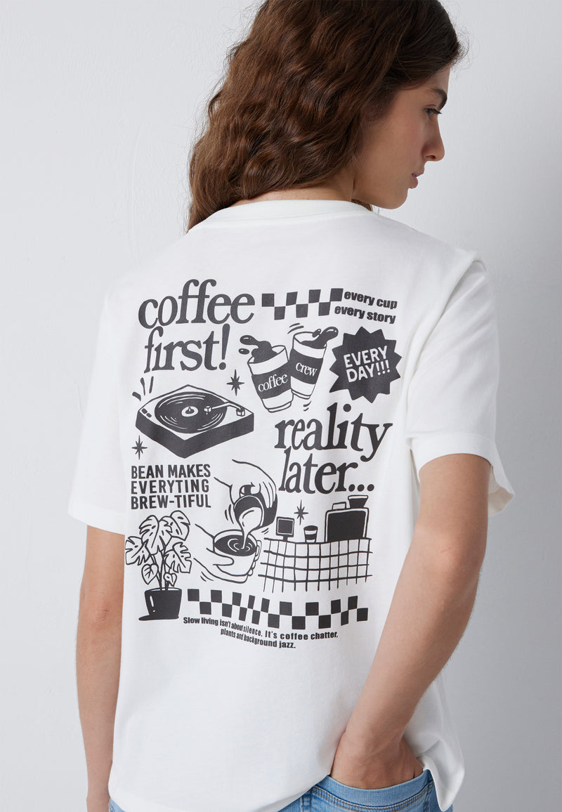 SLOGAN PRINTED TSHIRT | Backprint T-Shirt