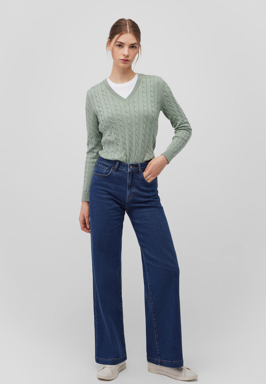 V-NECK SWEATER | Slim