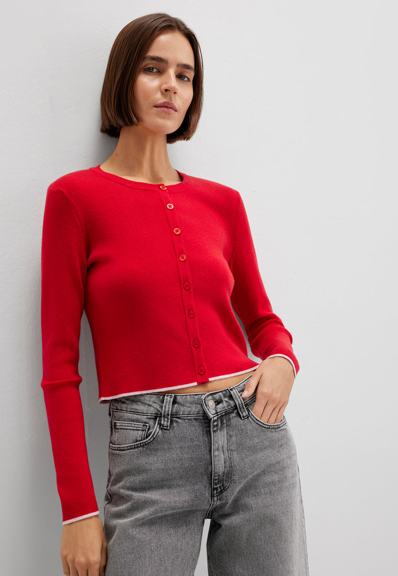 VEST MET KNOPEN VOOR | Vest