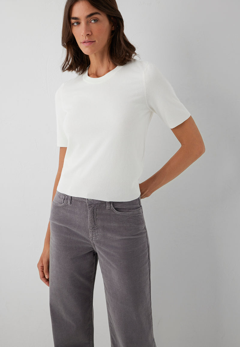 SHORT SLEEVE TRICOT | Kurzarm Pullover