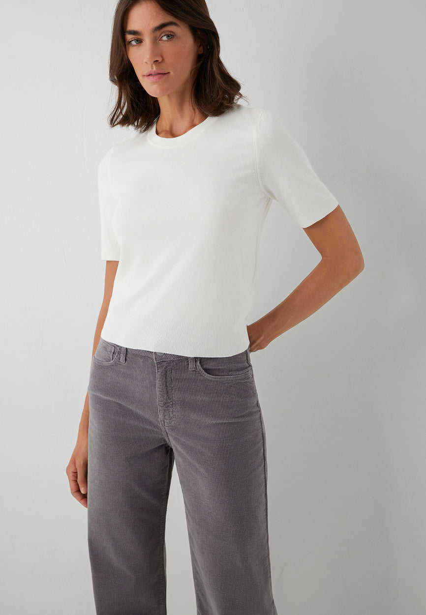 SHORT SLEEVE TRICOT | Kurzarm Pullover