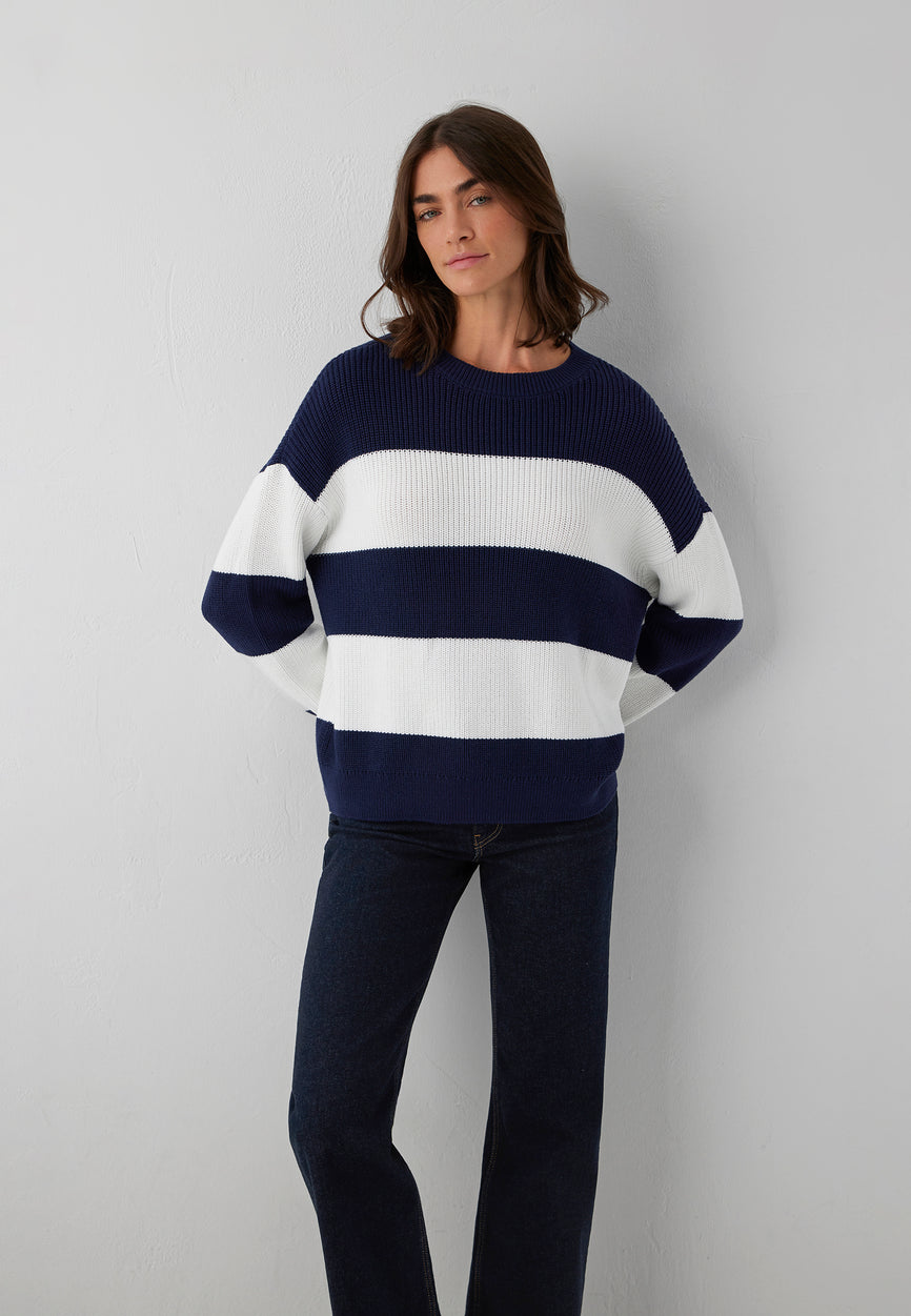 STRIPED SWEATER | Gestreifter Pullover