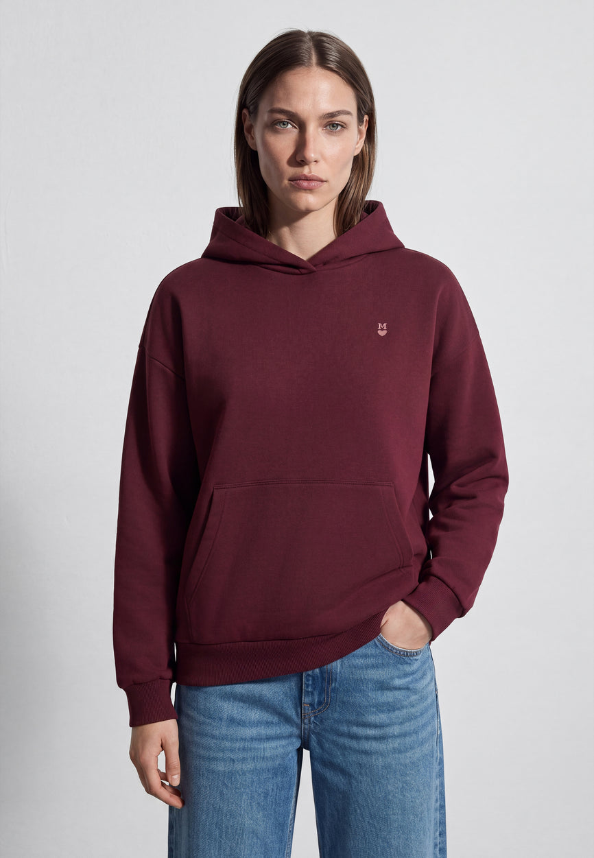 WOMEN JERSEY SWEATSHIRT | Hoodie mit kleiner Stickerei