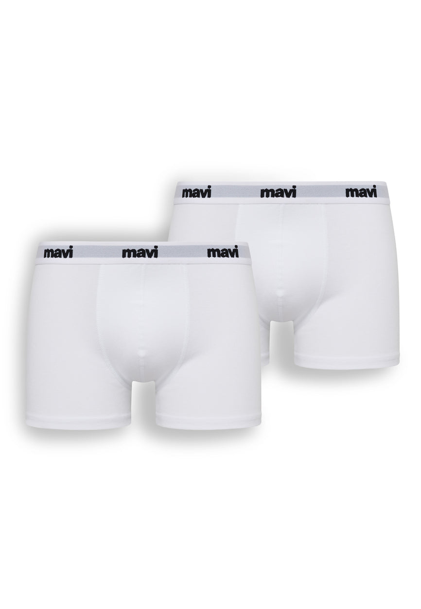 BOXERSHORTS | 2er-Pack Herren Boxershorts in weiß